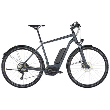 Bicicleta todocamino eléctrica CUBE CROSS HYBRID PRO ALLROAD 400 Gris 2018 0